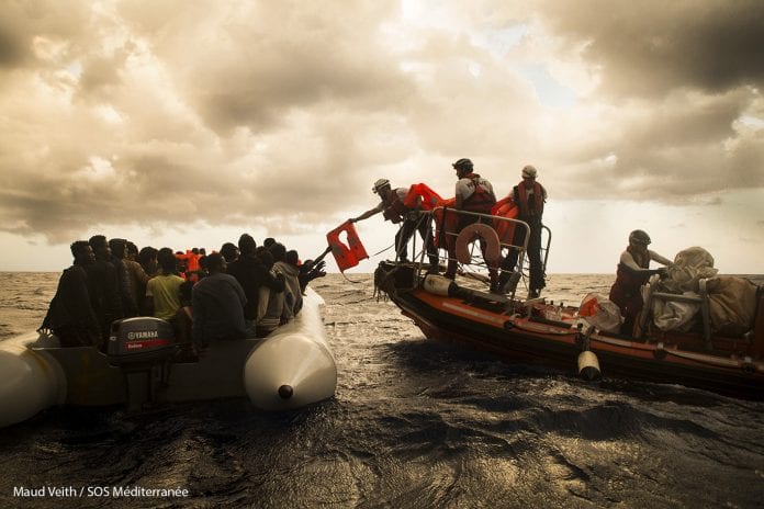 Rescue d'un troisième rubber boat le (01-11-2017)