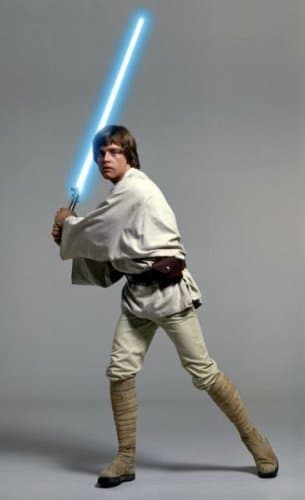 Mark Hamill Luke Skywalker Lightsabre