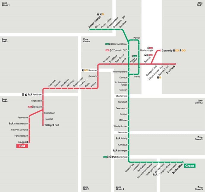 luas map