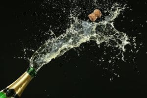 Champagne Cork Popping