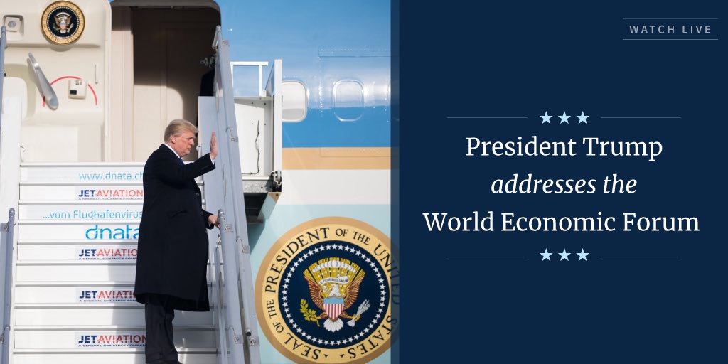 Donald Trump Davos Jan 2018