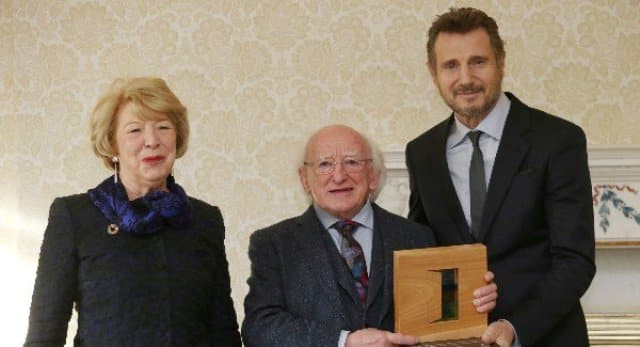 Liam Neeson Presidential Distinguished Service Award