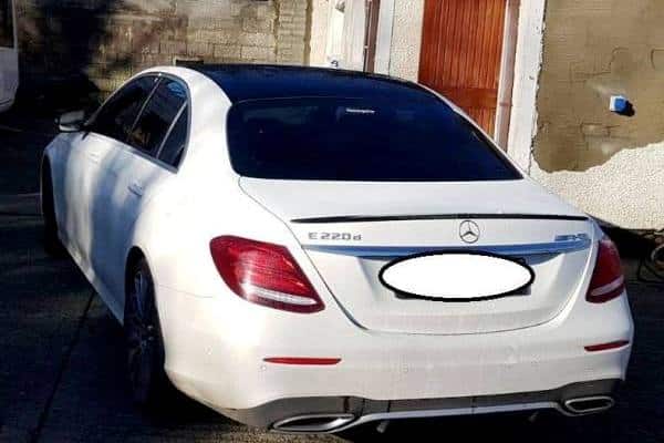 Gardai Stolen Mercedes Car