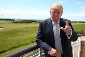Donald Trump Golf Face GettyImages