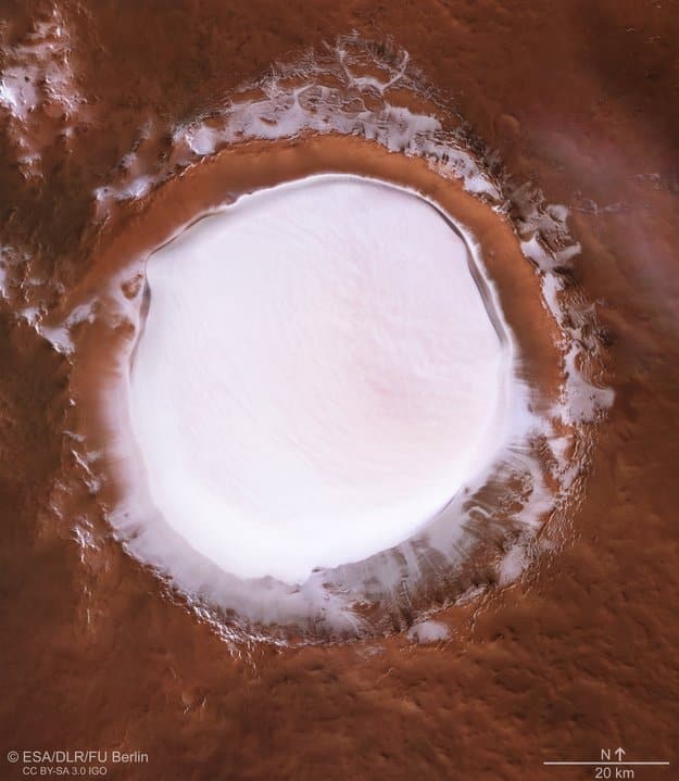 Plan view of Korolev crater large