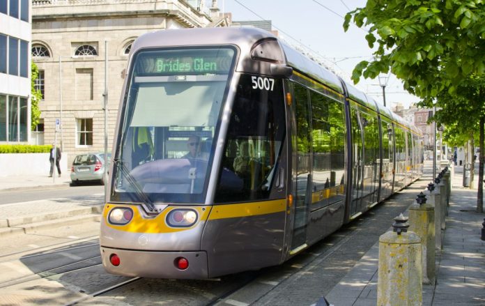 Green Luas Line Rerouted