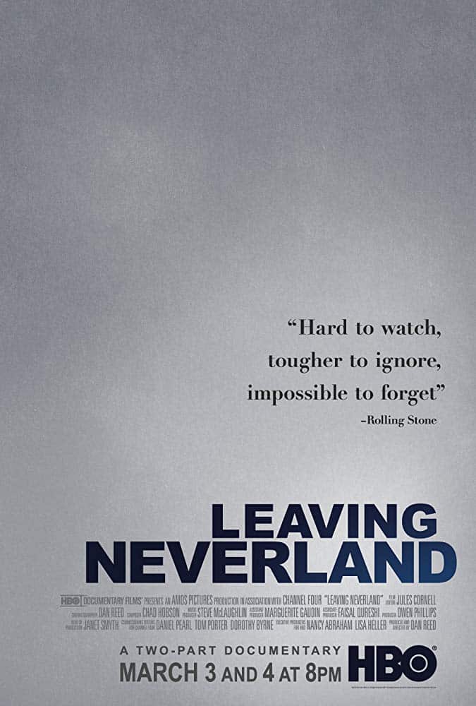 Leaving Neverland 2019 HBO Poster