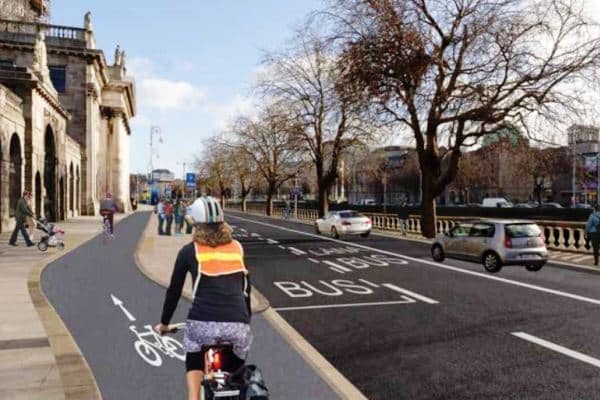 NTA Bike Lane Inns Quay