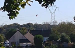 , French Pilot Stuck On High Voltage Wires After Jet Crashes