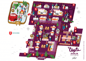 Taste of Dublin Festive Edition 19 Map
