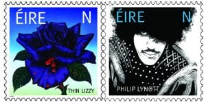 Thin Lizzy stamp pair
