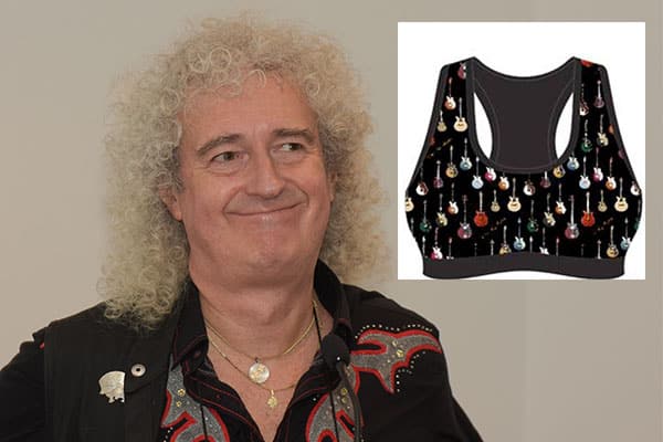 Queen's Brian May Designing Sports Bras