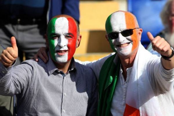 Ireland Italy Fans Rugby