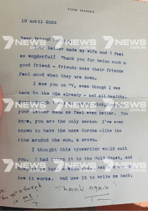 Hanks Letter
