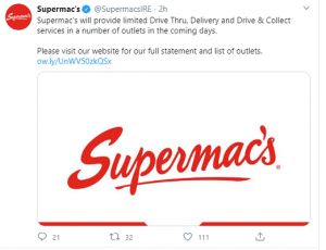 Supermacs Twitter