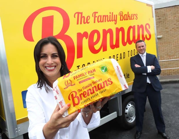 Ivan and Lucy outside bread van