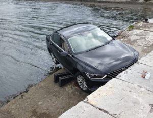 , Photos: Narrow Escape As Car Almost Enters Water In Cork
