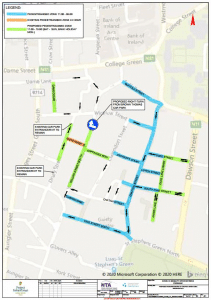 Map of Pedestrian Sts