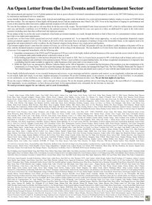 EPIC OPEN LETTER