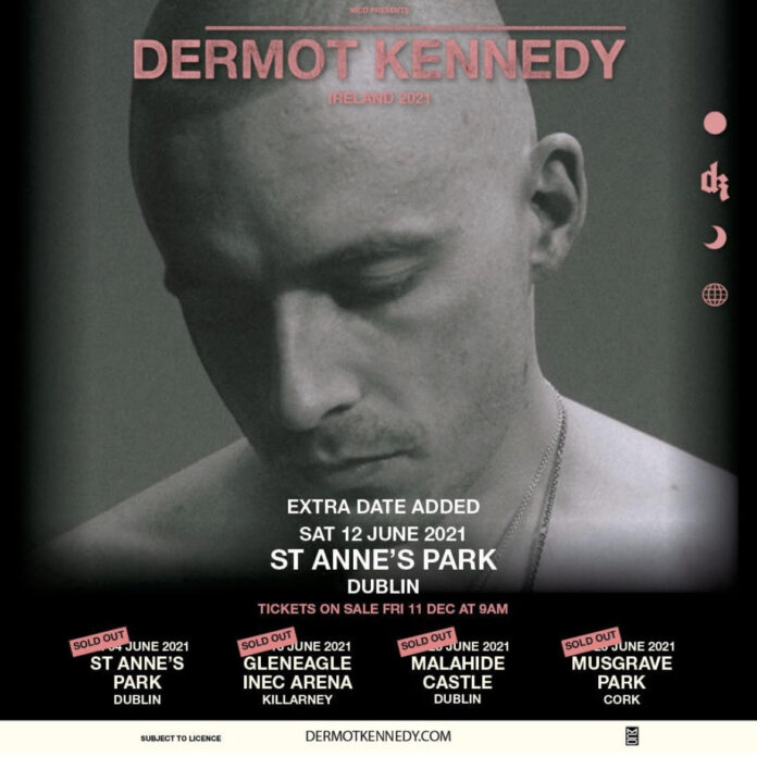 Dermot Kennedy Announces Extra Show At St. Anne’s Park June 2021