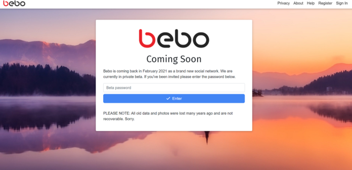 Bebo Is Making A Comeback For 2021