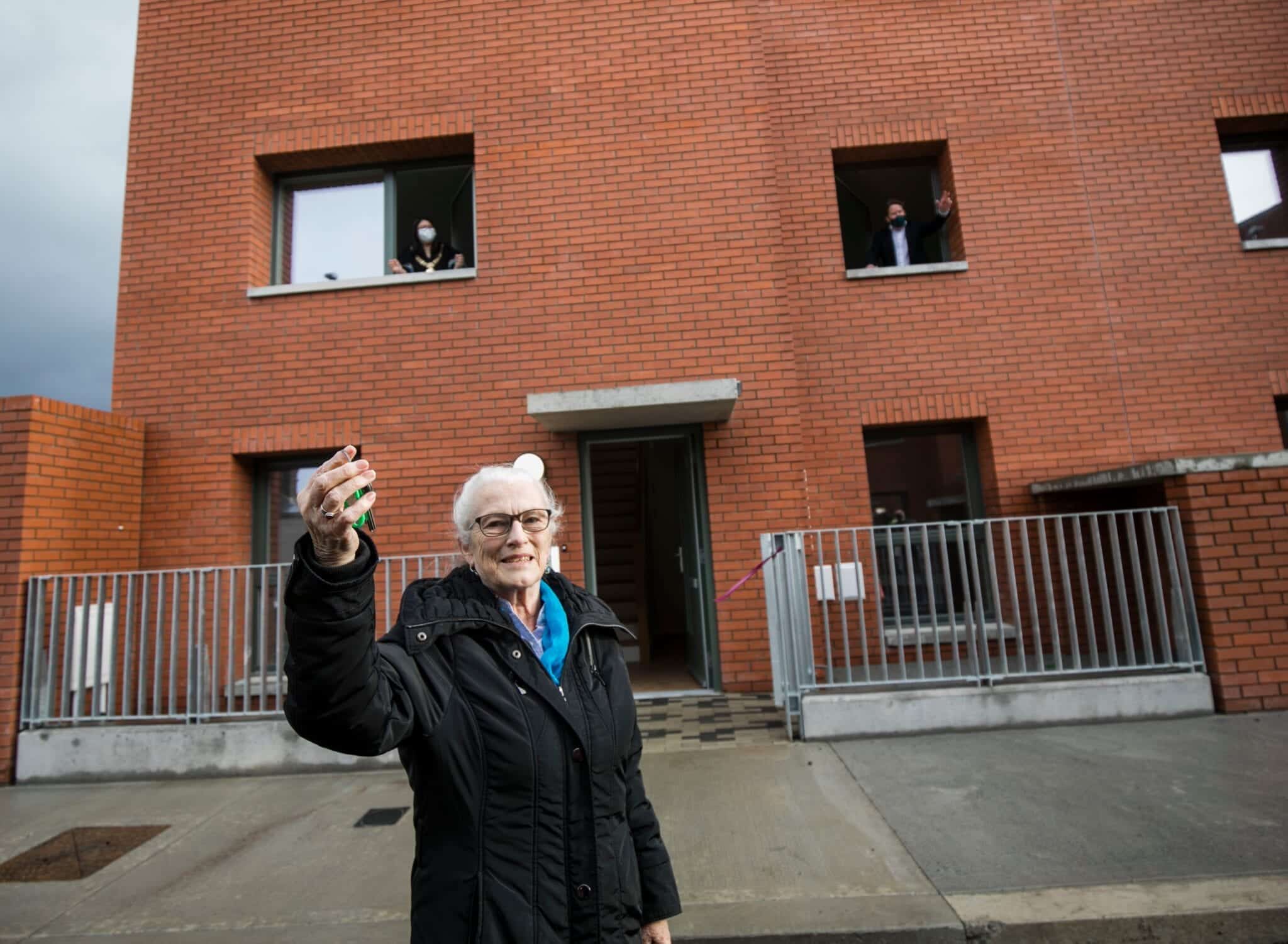Former St. Teresa's Gardens Residents Pick Up Keys To New Homes