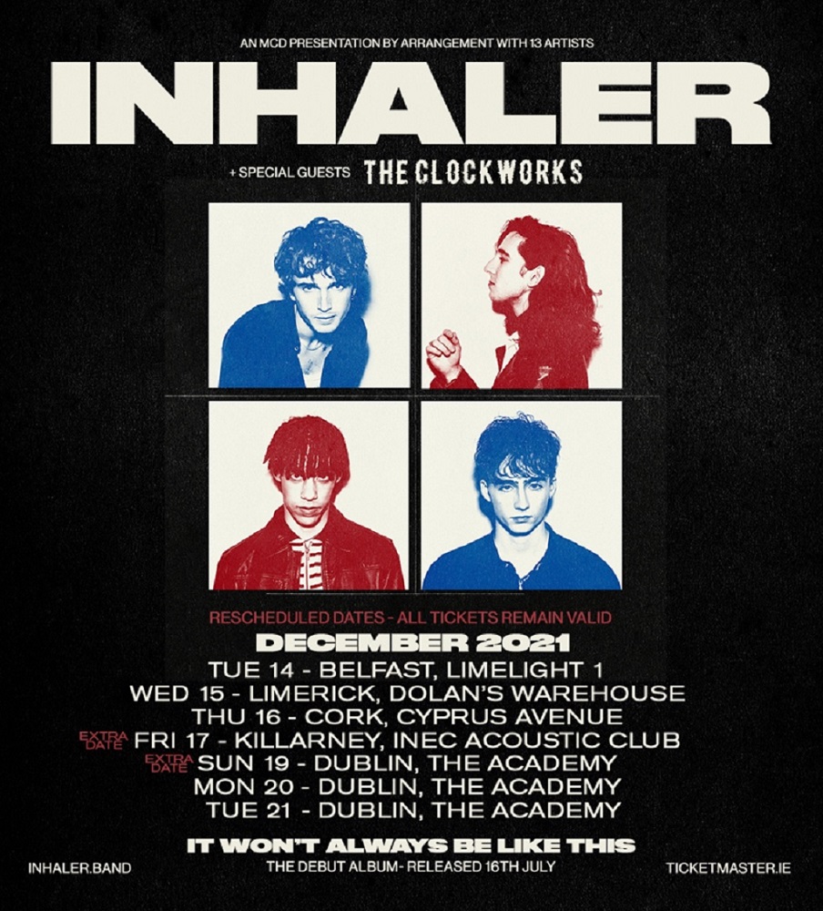 Inhaler Announce Details Of UK And Ireland Tour