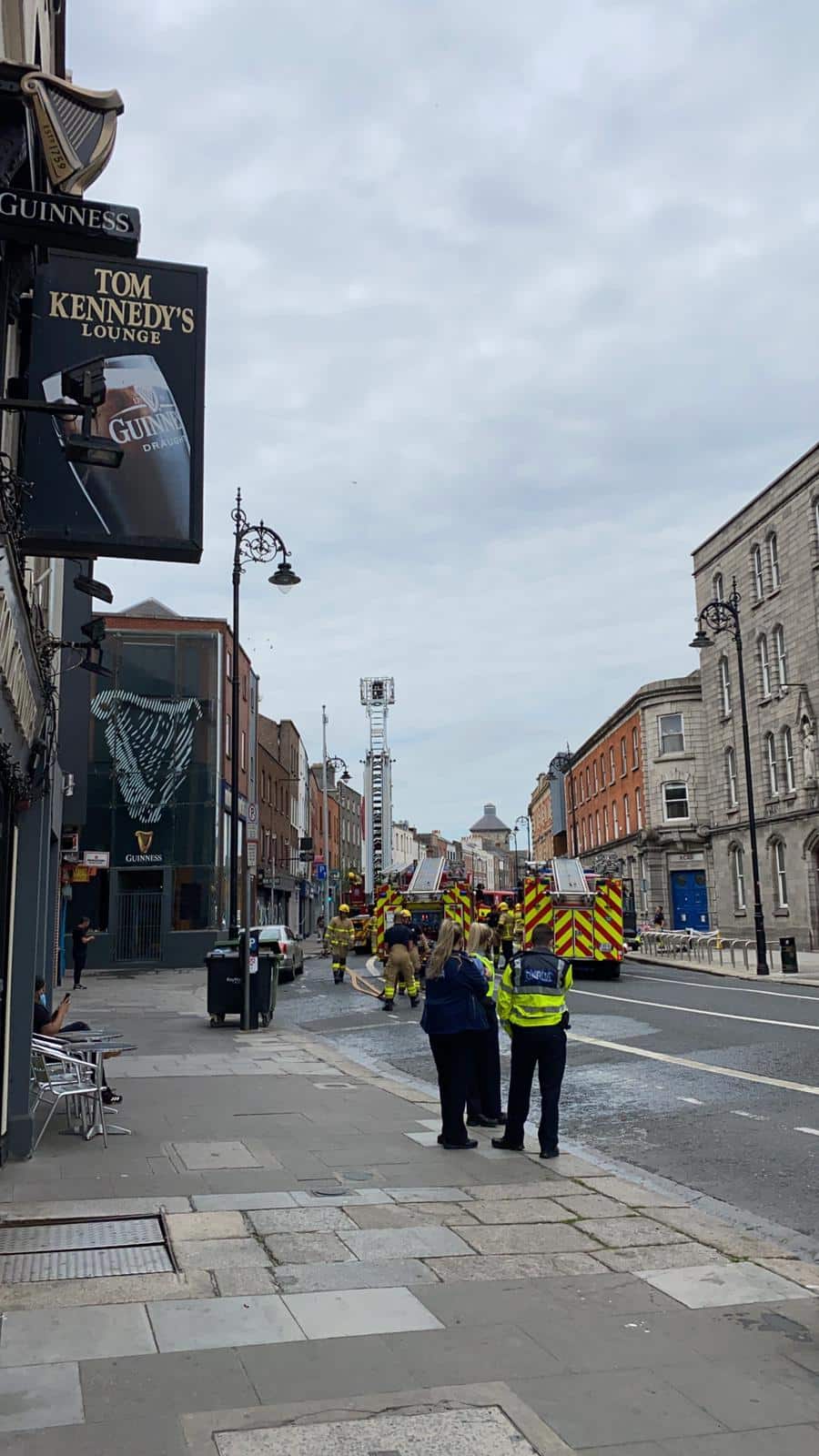 Emergency Services Are Dealing With A Fire On Thomas Street