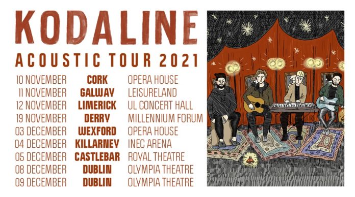 Kodaline Announce Acoustic Tour Around Ireland