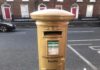 Dublin Post Box Goes Gold For Kellie