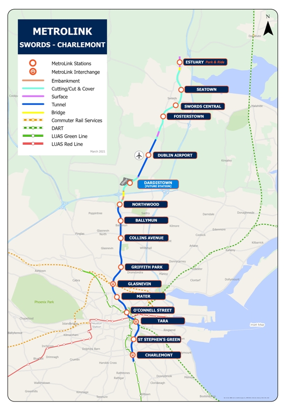 , Cabinet Sign Off On Metrolink Project Plans With Costs Projected At €12bn.