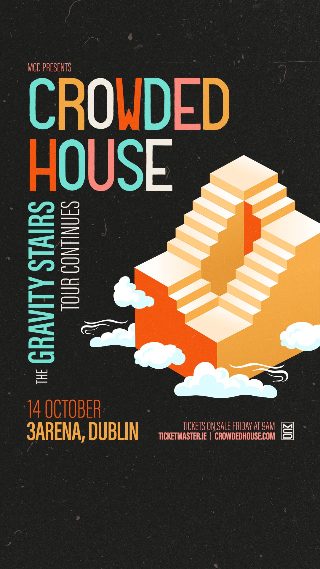 Crowded House Announce 3Arena Show