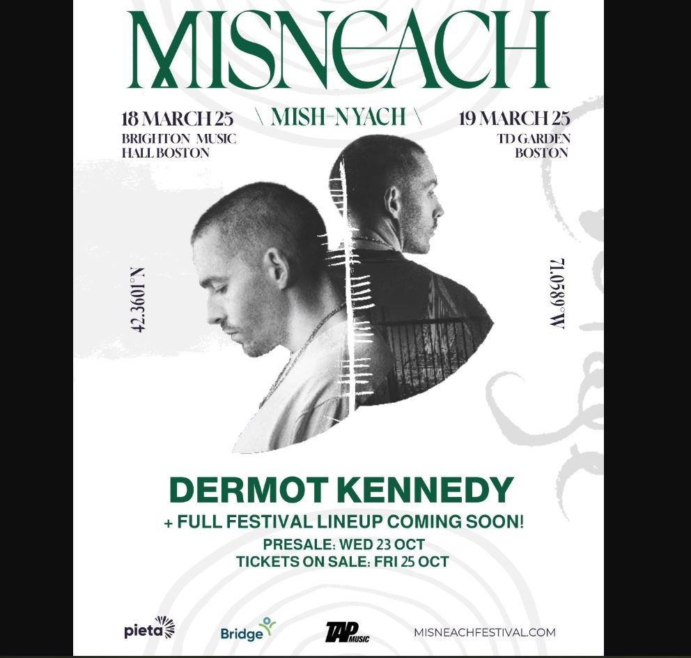 Singer Dermot Kennedy Launches New Global Irish Music Festival