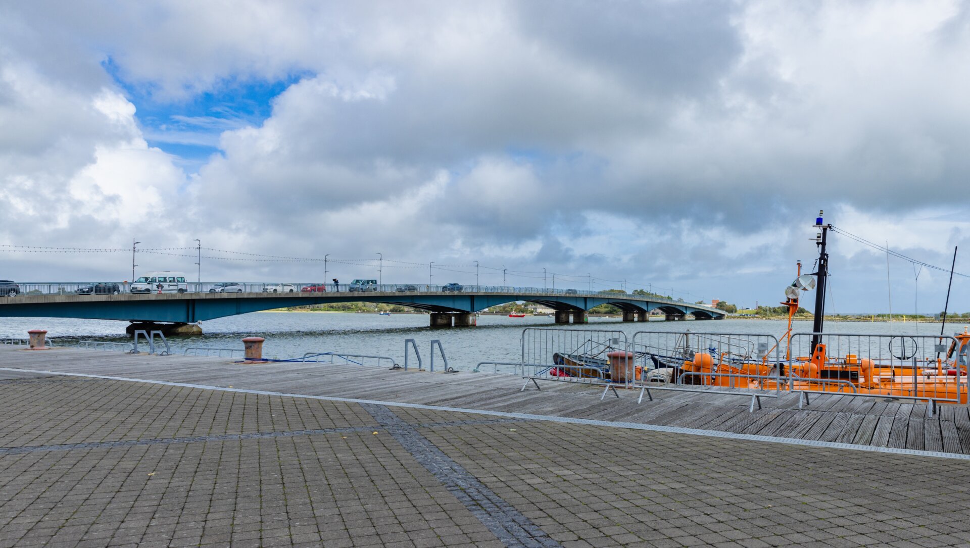 Wexford Harbour where a body was recovered from the water today, Saturday.