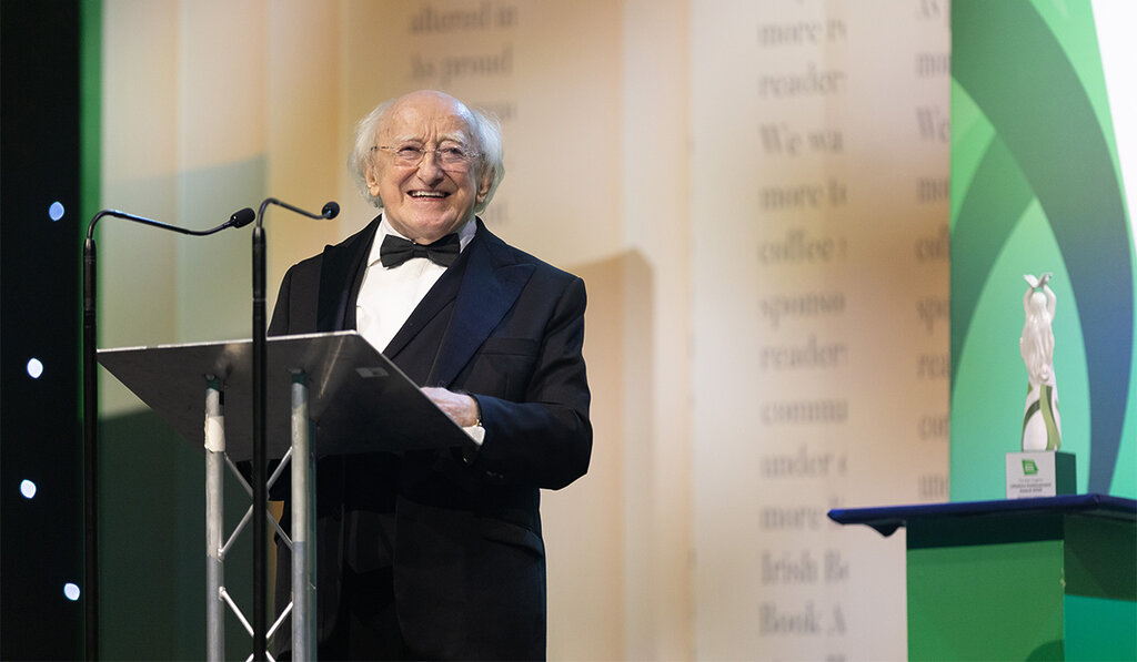 Michael D Higgins pictured at the 2025 An Post Irish Book Awards. Ohoto Credit: Irish Book Awards