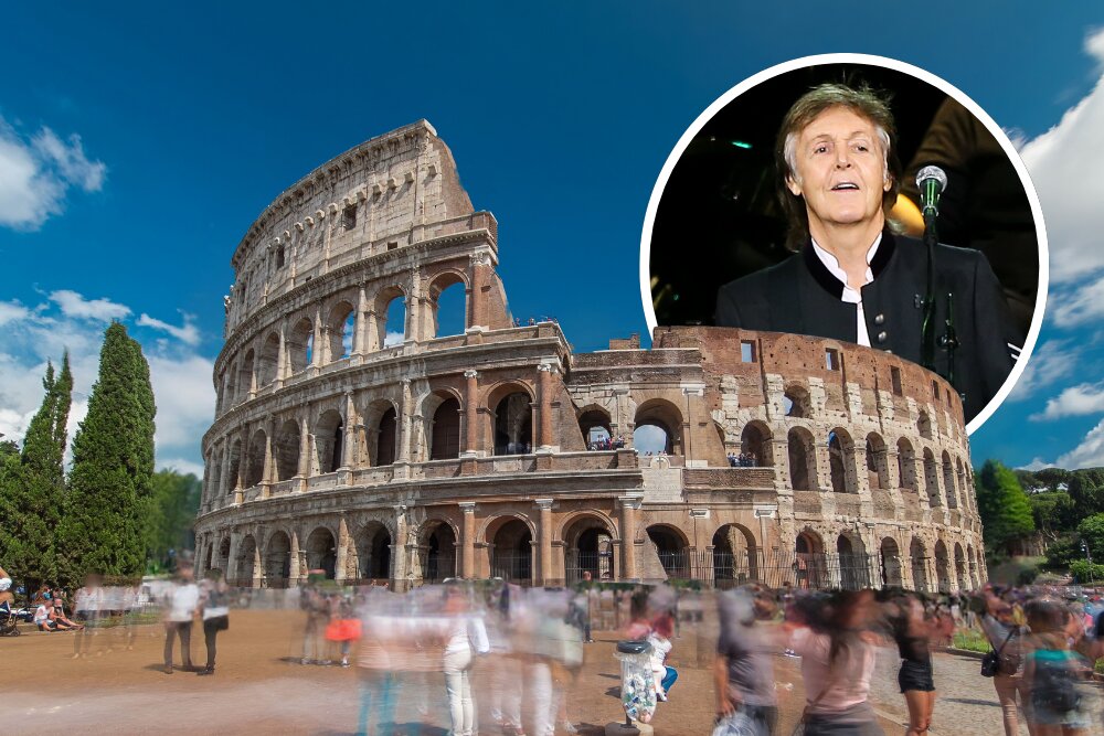 Colosseum Rome, Paul McCartney