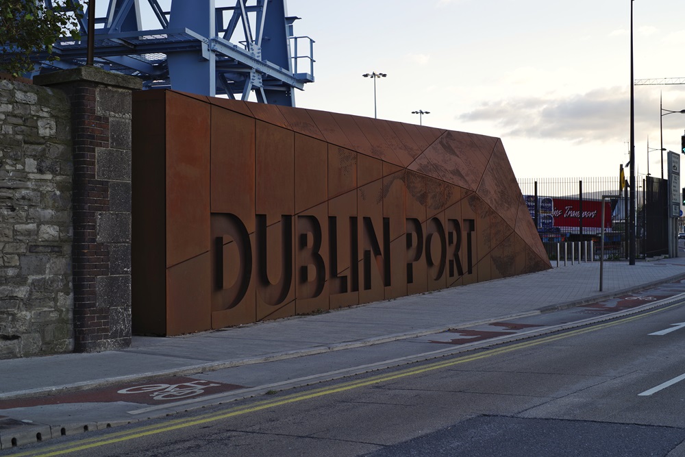 Storm Bram maintenance Dublin Port