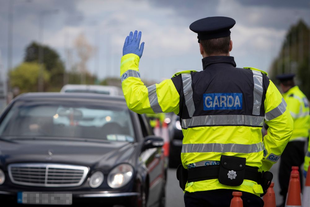 Garda checkpoints