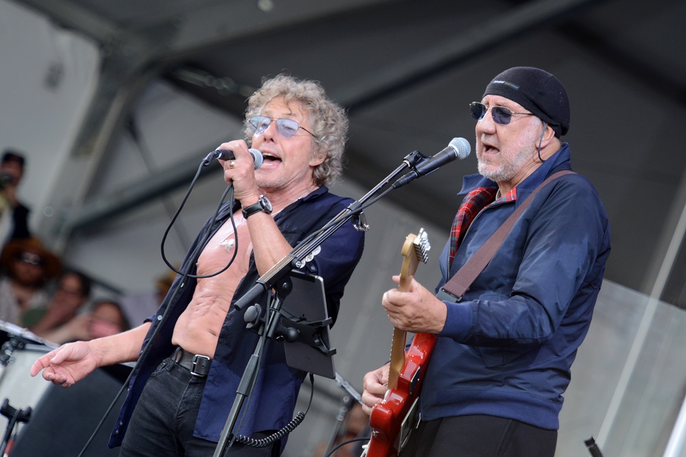 Roger Daltrey and Pete Townshend of The Who