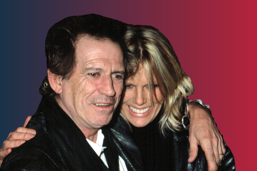 Rolling Stones Keith Richard And Wife Patti Hansen