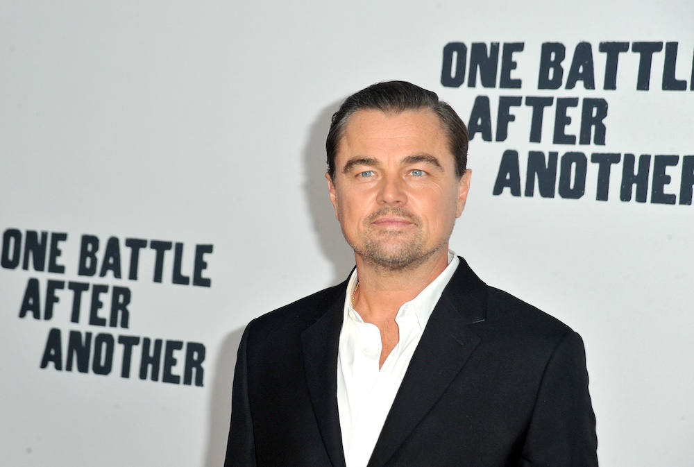 Leonardo DiCaprio at the Los Angeles premiere of 'One Battle After Another' held at the TCL Chinese Theater in Hollywood, USA on September 8, 2025.
