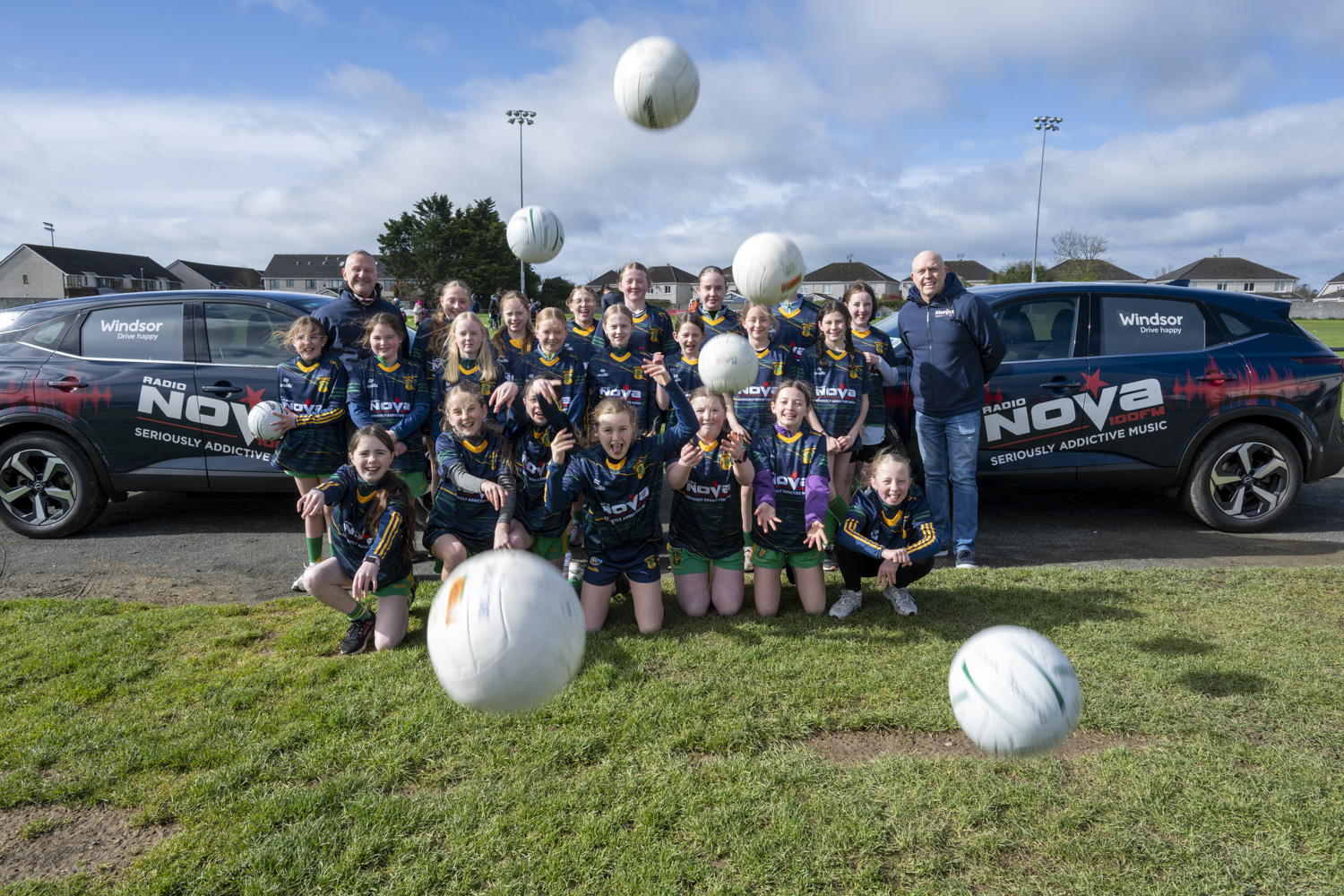 Radio Nova presenters PJ Gallagher and Jim McCabe present the U11 team at Kilcock Ladies Gaelic Football Club with their new jerseys sponsored by Radio Nova. April 2026|Radio Nova presenters PJ Gallagher and Jim McCabe present the U11 team at Kilcock Ladies Gaelic Football Club with their new jerseys sponsored by Radio Nova. April 2026|Radio Nova presenters PJ Gallagher and Jim McCabe present the U11 team at Kilcock Ladies Gaelic Football Club with their new jerseys sponsored by Radio Nova. April 2026-5|Radio Nova presenters PJ Gallagher and Jim McCabe present the U11 team at Kilcock Ladies Gaelic Football Club with their new jerseys sponsored by Radio Nova. April 2026|Radio Nova presenters PJ Gallagher and Jim McCabe present the U11 team at Kilcock Ladies Gaelic Football Club with their new jerseys sponsored by Radio Nova. April 2026|Photo by Kevin McFeely for Paul Sherwood photography Radio Nova presenters PJ Gallagher and Jim McCabe present the U11 team at Kilcock Ladies Gaelic Football Club with their new jerseys sponsored by Radio Nova. April 2026 Photo by Kevin McFeely for Paul Sherwood