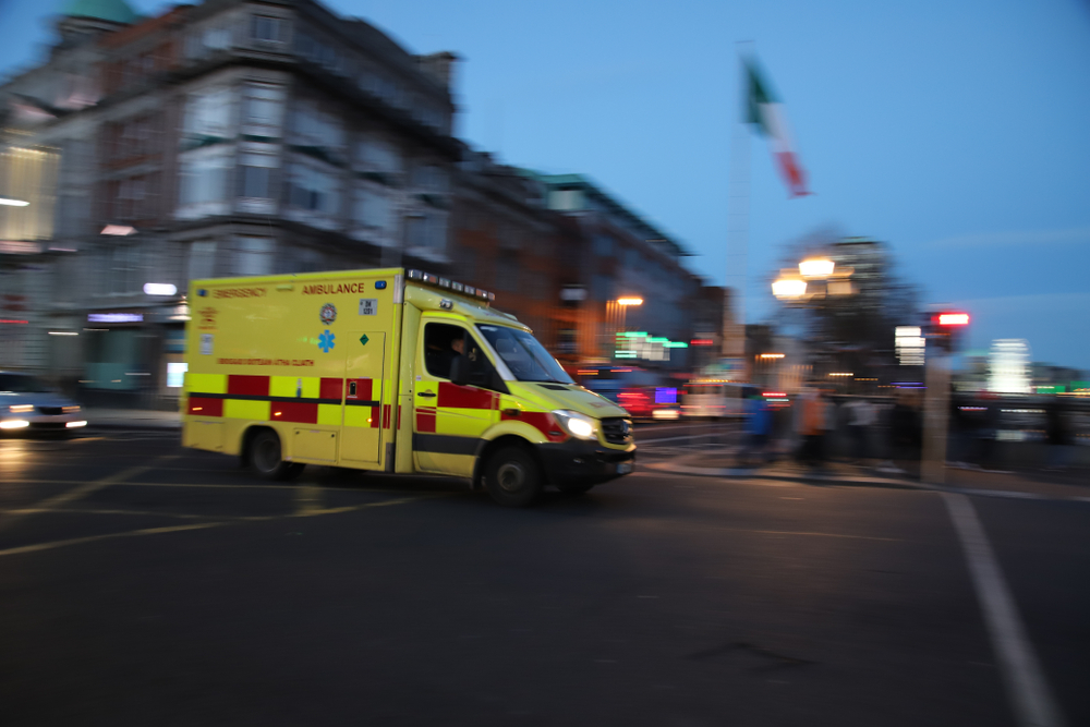 Ambulance, Dublin. Damien Storan, Shutterstock