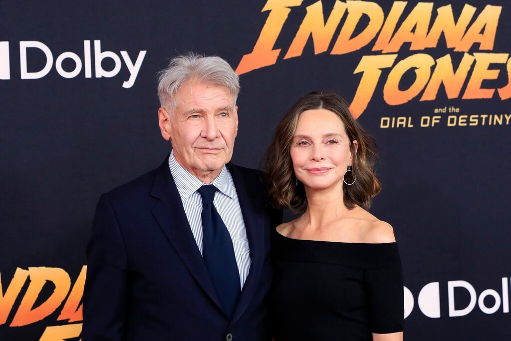 Harrison Ford Speaks To Graduates: ‘The World My Generation Left You Is A Real Mess’ 3 Harrison Ford, Calista Flockhart at Indiana Jones and the Dial of Destiny Los Angeles Premiere in 2024. Kathy Hutchins, Shutterstock
