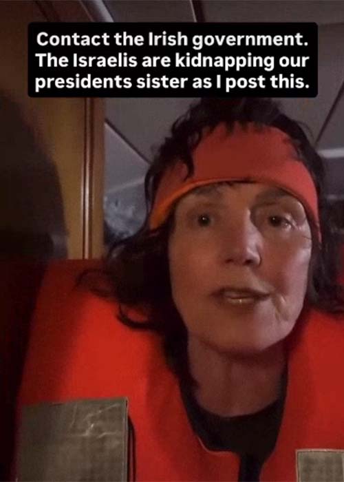 Who is Dr Margaret Connolly? Everything we know about President’s sister involved in Gaza aid mission 4 Margaret Connolly. Pic: Social Media Collect
