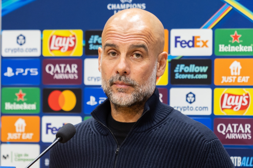 Pep Guardiola has been Manchester City's manager for 10 years. Sport Press Media, Shutterstock