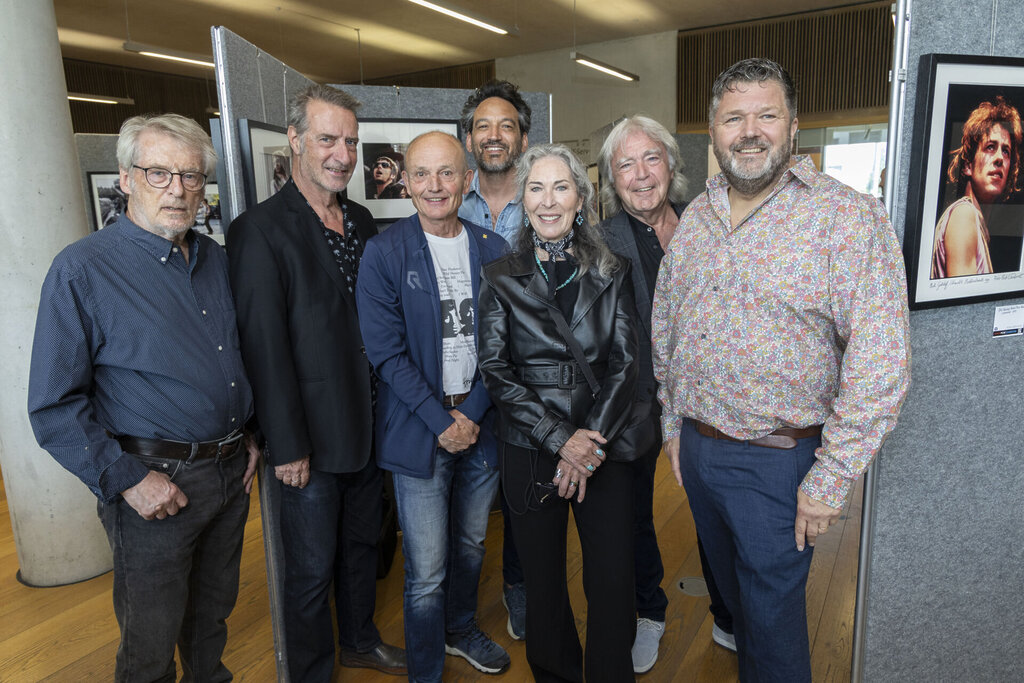 U2, Sinéad O'Connor And Gallagher Featured In Dún Laoghaire '50 Years Of Irish Rock' Exhibition 6 Dlr lexicon exhibition opening - 50 Years of Irish Rock Through the Lens of Dutch. Photo credit: Paul Sherwood for Coalesce 2026