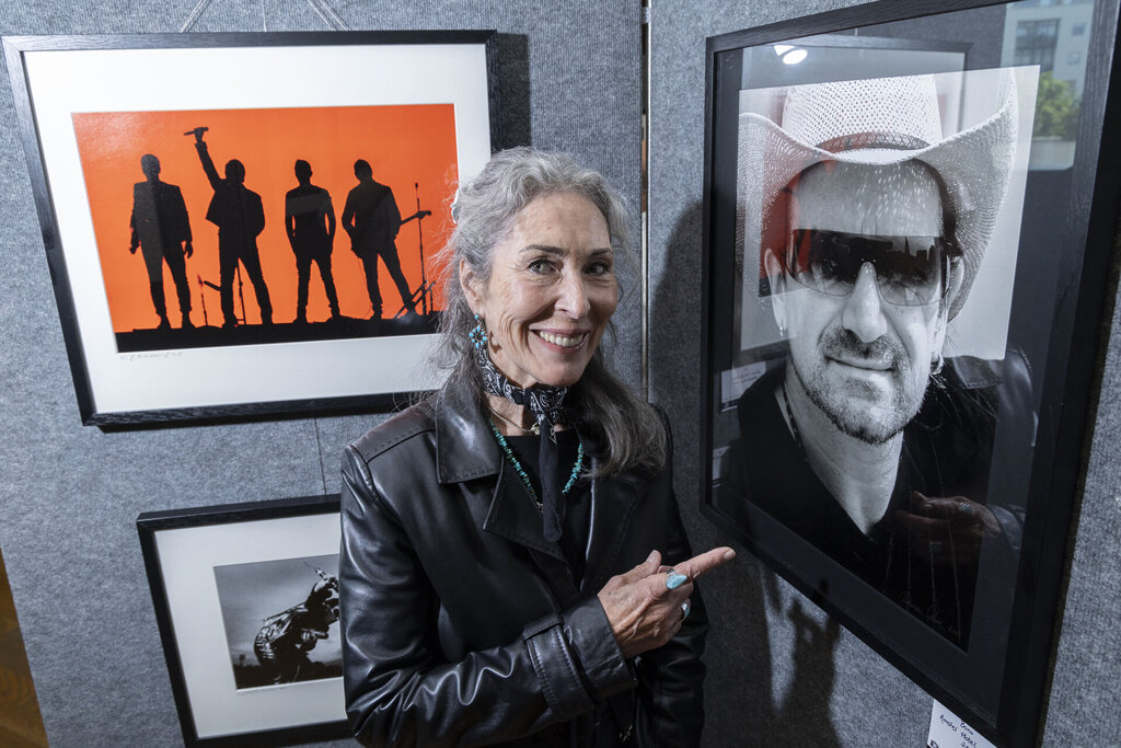 U2, Sinéad O'Connor And Gallagher Featured In Dún Laoghaire '50 Years Of Irish Rock' Exhibition 5 Dlr lexicon exhibition opening - 50 Years of Irish Rock Through the Lens of Dutch. Photo credit: Paul Sherwood for Coalesce 2026