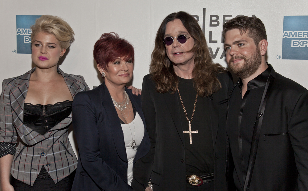 The Osbourne family attends a movie premiere in 2011. Lev Radin, Shutterstock