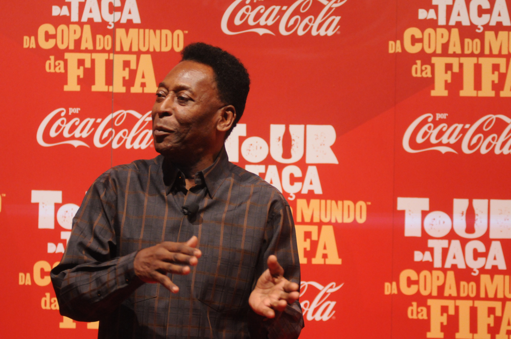 Footballer Pelé. Photo, A Ricardo, Shutterstock